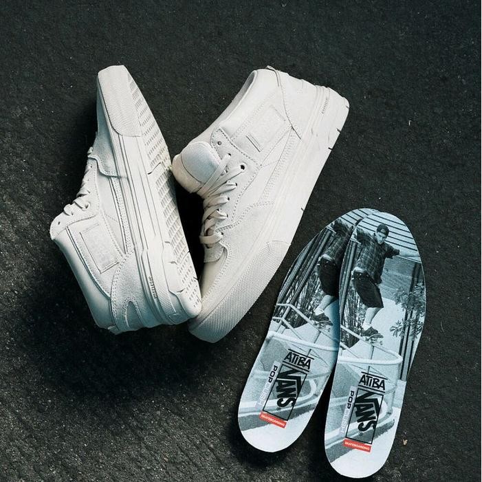 VANS HALF CAB SKATE WAFFLECUP x ATIBA JEFFERSON OATMEAL BEIGE WHITE ORIGINAL Shoes Casual  Sneakers 