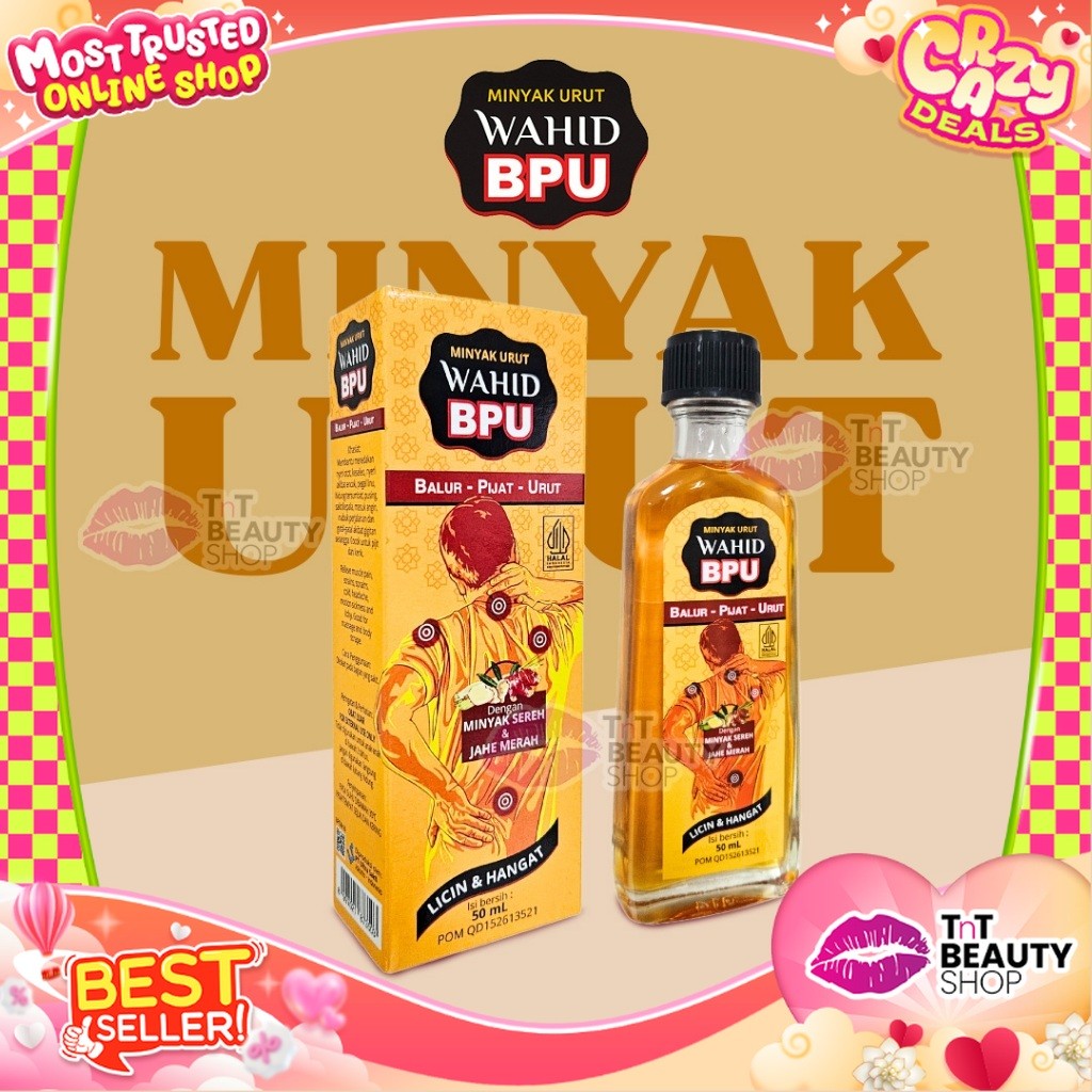 Minyak Urut Wahid BPU | TnT Beauty Shop