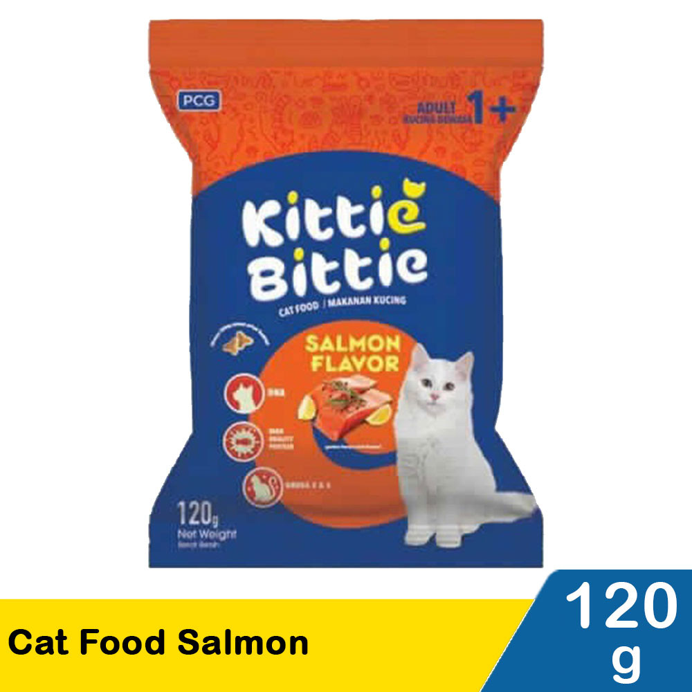KITTIE BITTIE CAT FOOD SALMON 120g