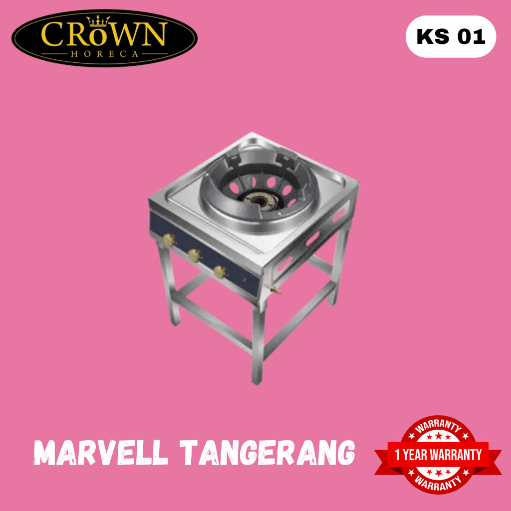 KitchenHaus CROWN KS 01 Kwali Range High Pressure / Kompor Kwali Range 1 Tungku