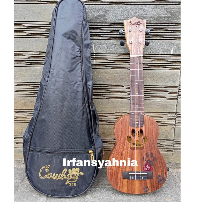 GENAOLSHOP Ukulele cowboy Soprano 21" ukulele sopran ORIGINAL COWBOY