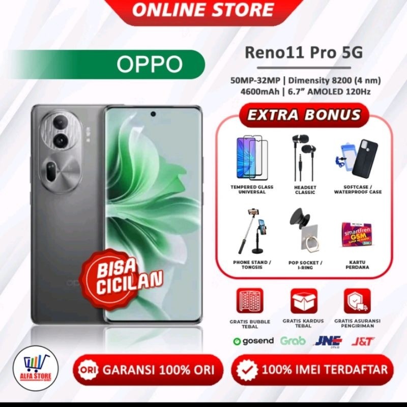 Oppo reno 11 pro 5G 12/512gb oppo reno 11 5G 8/256gb garansi resmi