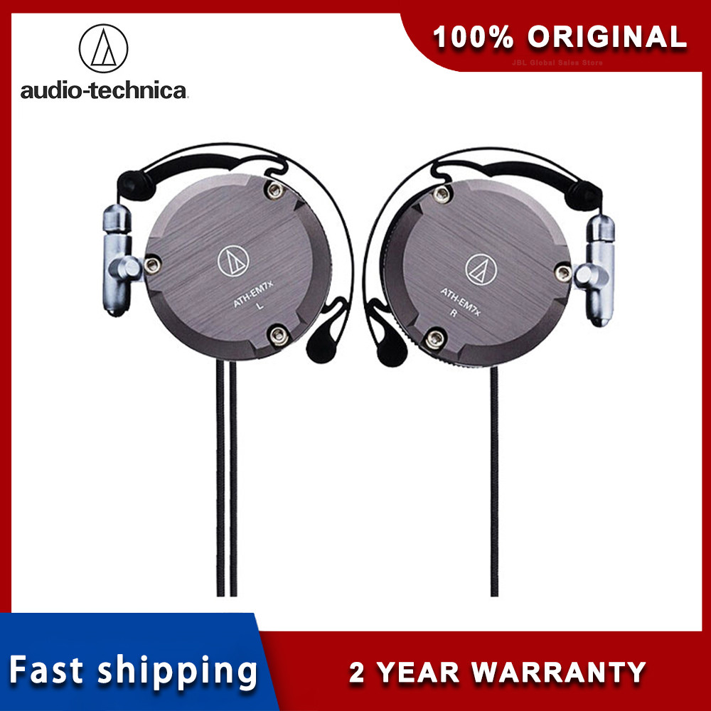 Auo-Technica ATH-EM7X Wired Earphone Sport Ear Hook Earphone Heavy Bass Music Earphone for Samsung a