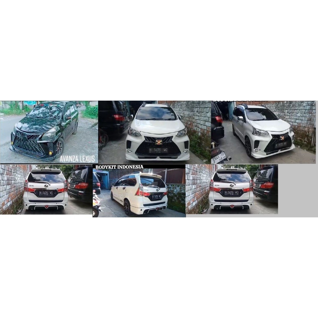 bodykit avanza 2016 2017 2018 lexus style