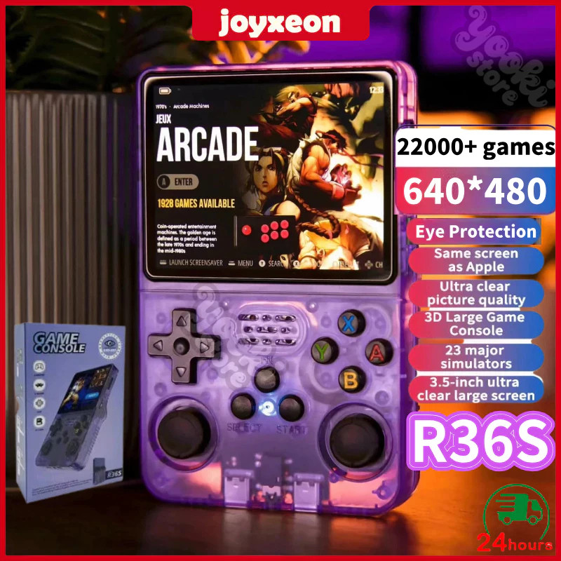 【R36S】Original ANBERNIC R36S Handheld Game Console Retro Linux +Open Source Dual System Portable Gam