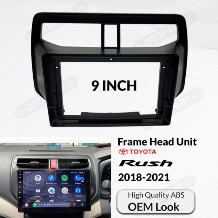 Frame Head Unit 9" Toyota All New Rush Frame Rush 9 in Head Unit