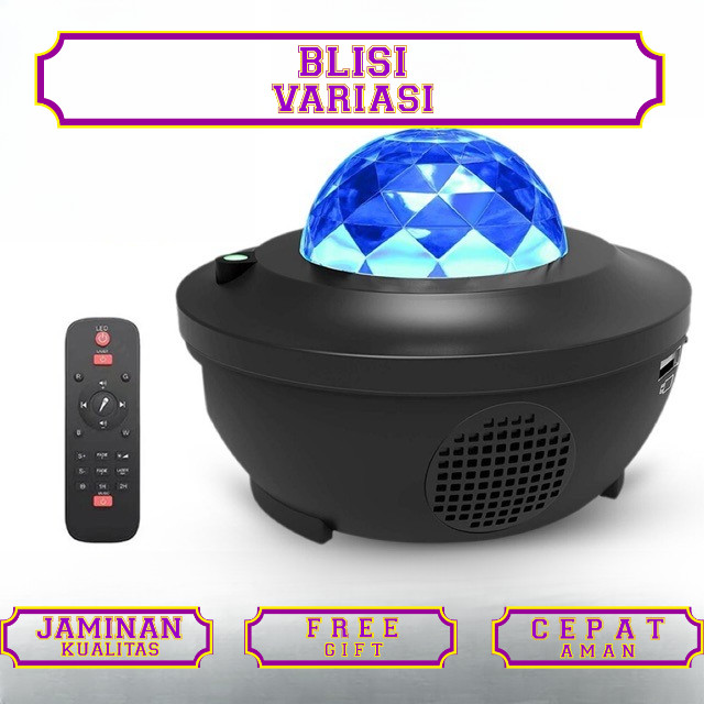 nebula lamp / nebula light / star projector / lampu proyektor bulan bintang malam langit berbintang