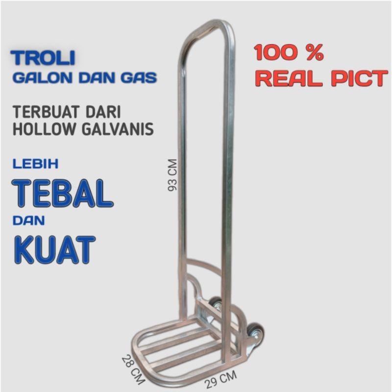 Troli Galon dan Gas