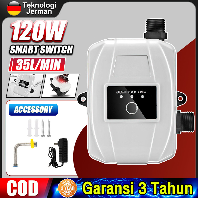 Pompa Booster Pendorong Air Booster Pump Otomatis Mesin Pendorong Air Shower Water Heater Booster