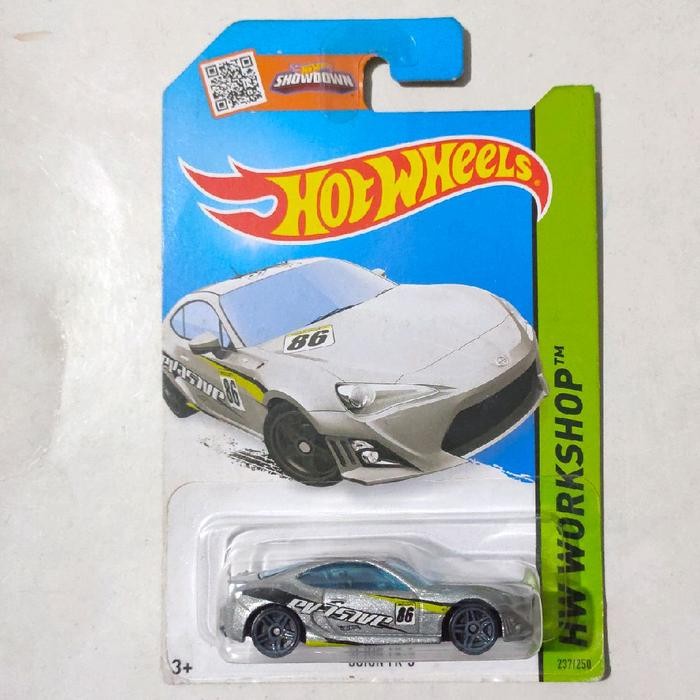 Hotwheels Hot Wheels Scion FR S FRS silver strip kuning 2014 HW Workshop