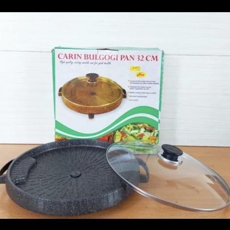 CARIN BULGOGI PAN BBQ GRILL/PANGGANGAN KERMAIK MARBLE 32CENTIMETER