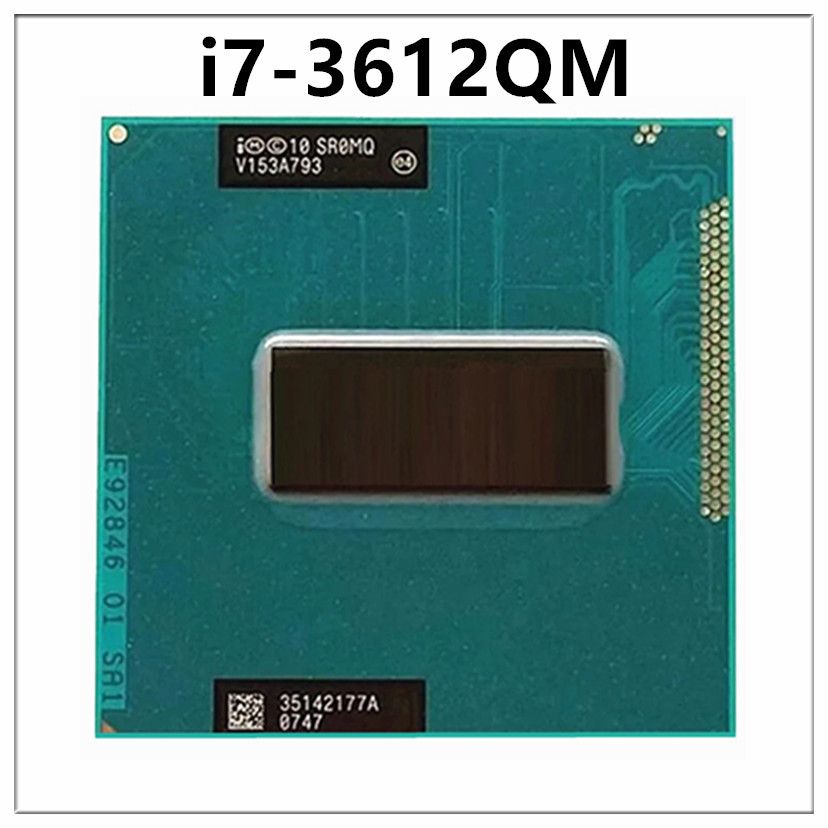 Core i7-3612QM i7 3612QM SR0MQ 2.1 GHz Quad Core CPU Laptop Processor I7 3612QM 6M 35W Socket G2 / r