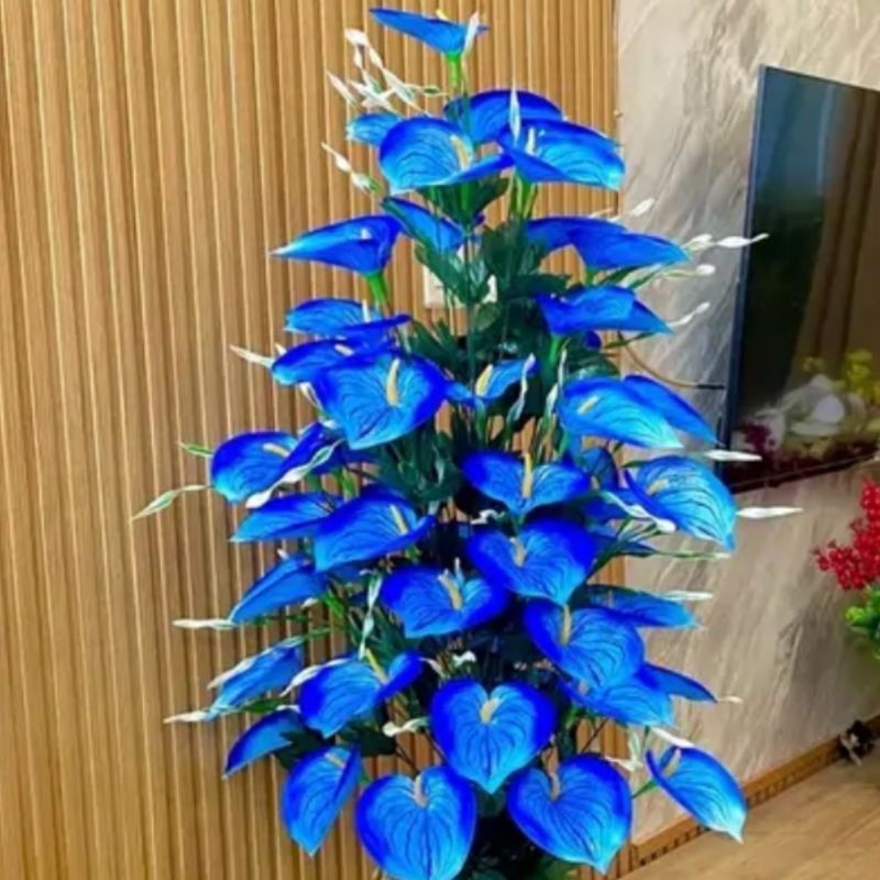 Calla Lily / Anthurium Jumbo 60 Bunga Artificial Tinggi 90Cm (destinanmarket)