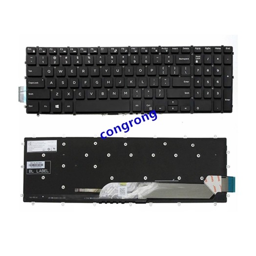 US backlit keyboard For Dell Inspiron 15 Gaming 7000 7566 7567 5570 5575 7570 7577 English laptop Ke