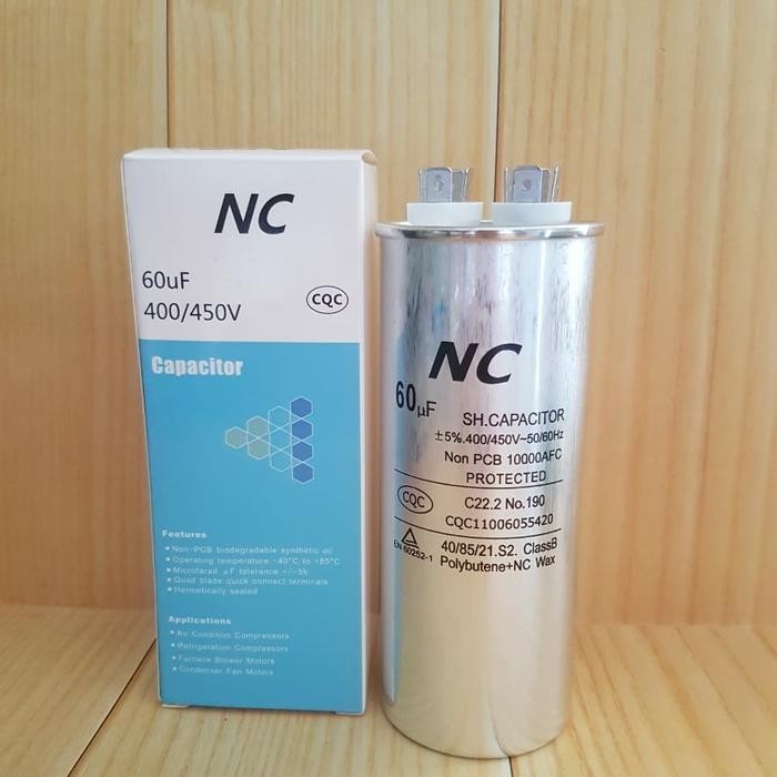 Capasitor NC 60UF / 60 micro / Running Capasitor 60 micro