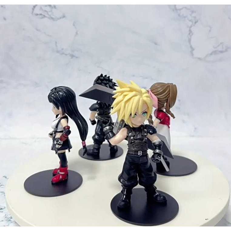 Tifa Lockhart Aerith Cloud Zack Cute 12cm Action Figure Model Toys