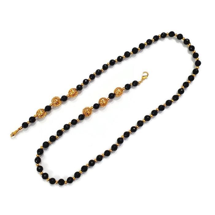 Rantai Kalung Bros Kebaya / Tali Kalung Bros Susun Mewah Murah / Aksesoris Bros Kebaya - Platinum Go