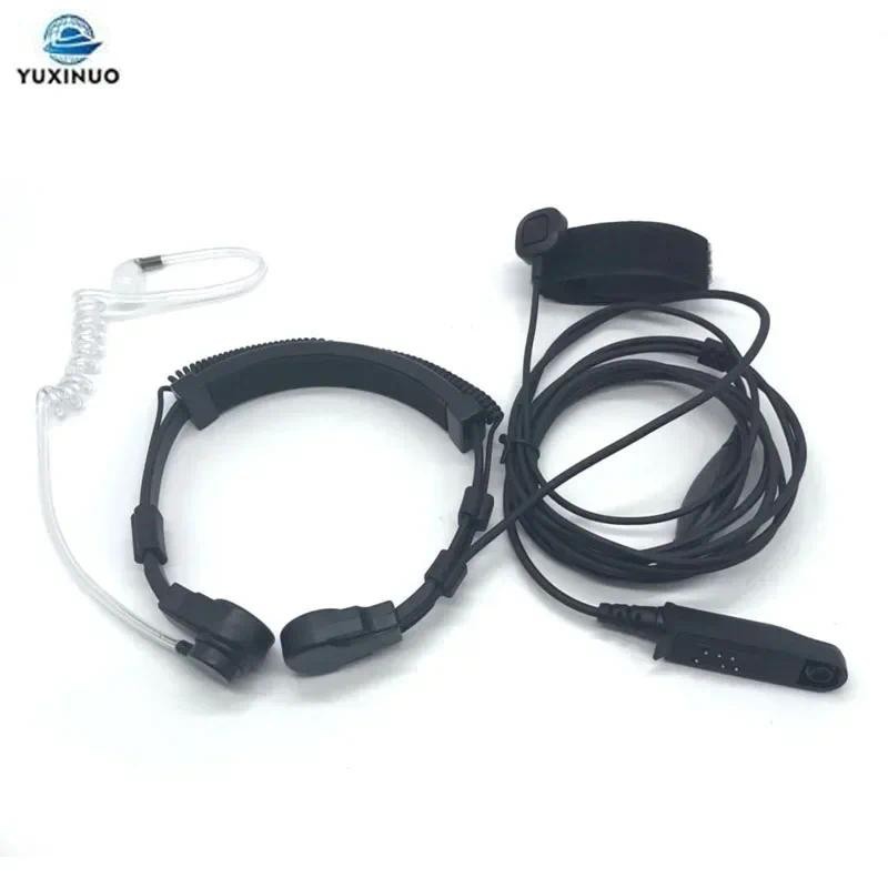 Baofeng Radio UV-9R Plus BF-9700 BF-A58 Extendable Throat Vibration PTT Mic Earpiece Headset for UV-