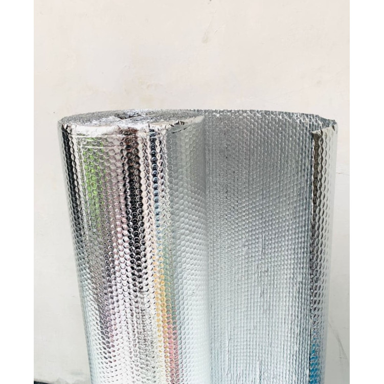 Peredam Panas Atap Aluminium foil bubble Metalize 1 Roll 1,2 x 25m Bubble Foil Insulation