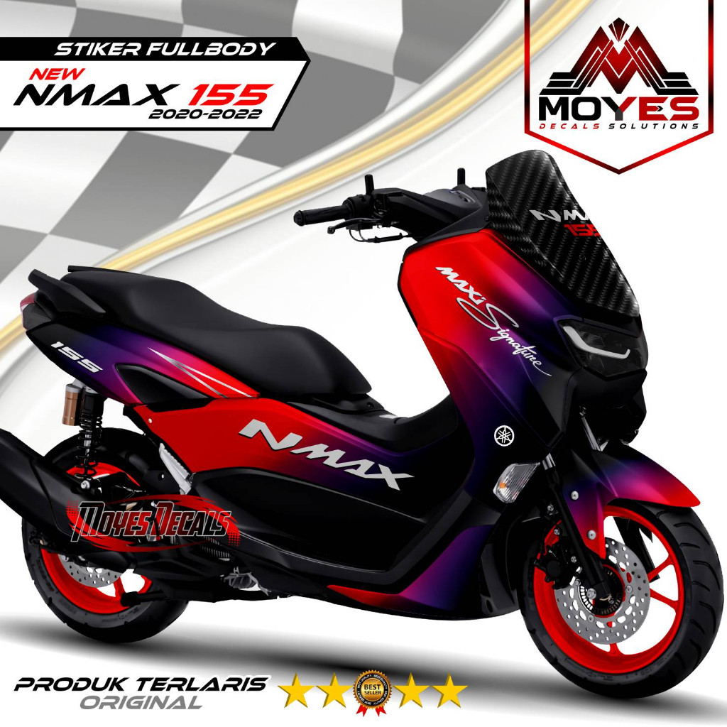 Decal Stiker Nmax new 2 Warna / Stiker Fullbody Nmax new 155 MYS182