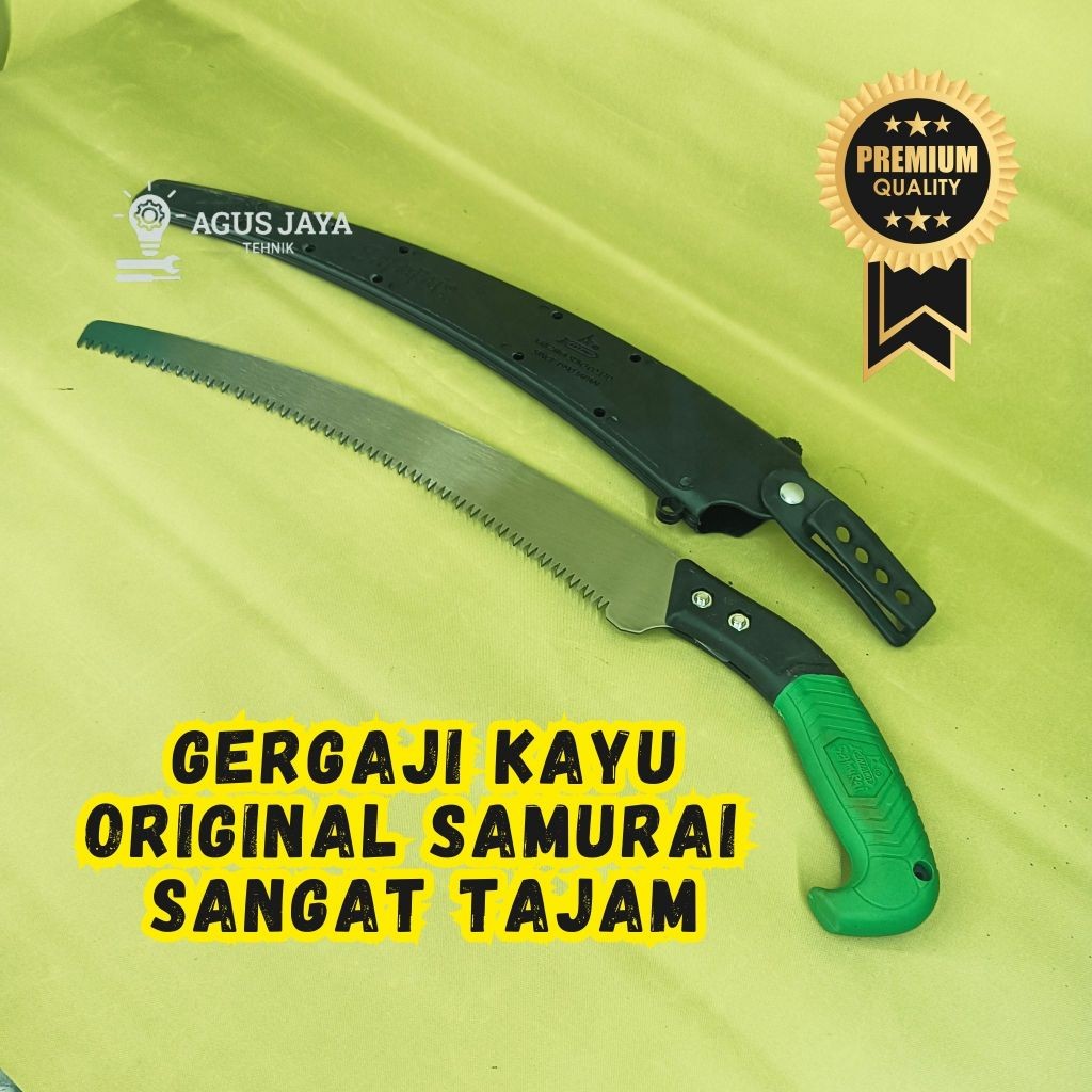 Gergaji Kayu Samurai Original/ Gergaji Dahan / Gergaji Ranting / Gergaji Kopi Pohon Asli Samurai Len