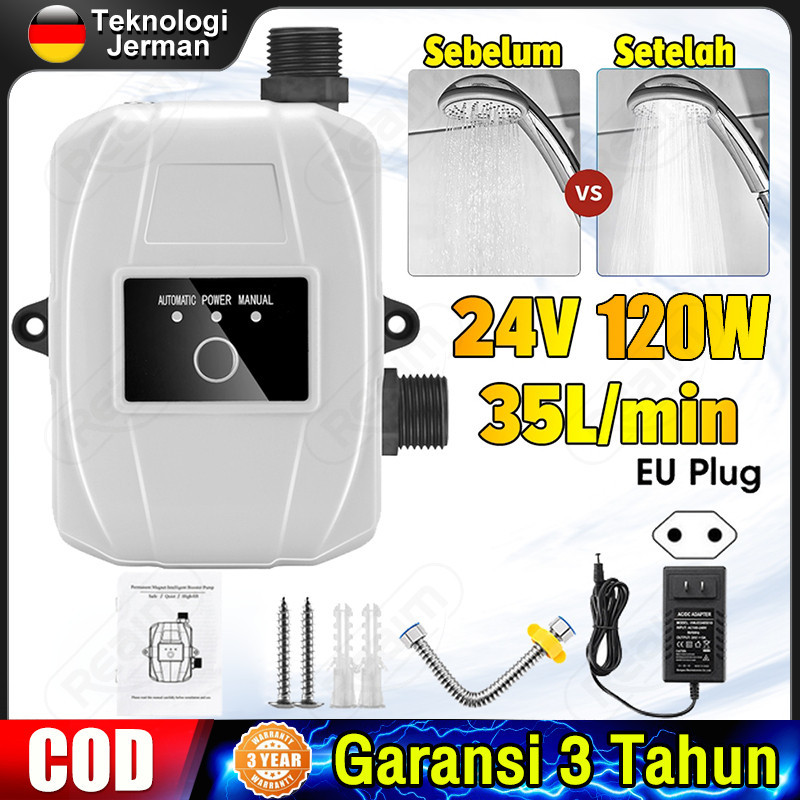 Pompa Booster Pendorong Air Booster Pump Otomatis Mesin Pendorong Air Shower Water Heater Booster