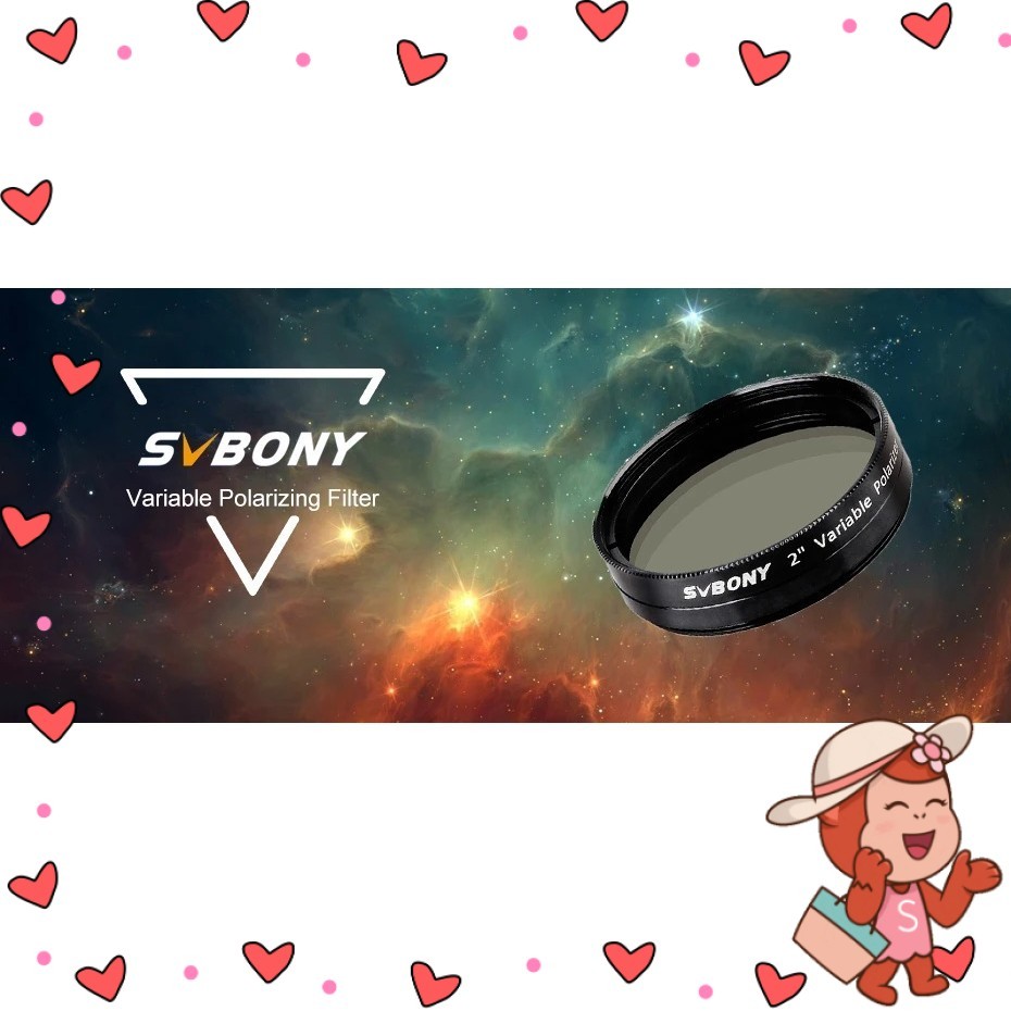 SVBONY Filter Teleskop Monocular Polarized Eyepiece 2 Inch - SV128