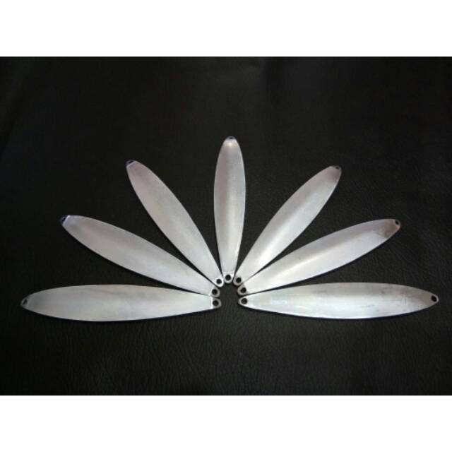10PCS Spoon Umpan Tengiri Terlaris 40gr. Galvanis