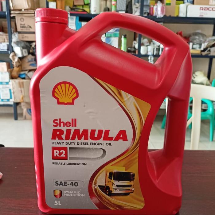 OLI MOBIL DIESEL GENSET SHELL RIMULA SAE40 KEMASAN 5 LITER