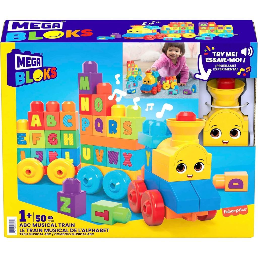 Mega Bloks MEGABLOKS FISHER PRICE  ABC Musical Train FWK22 GLC