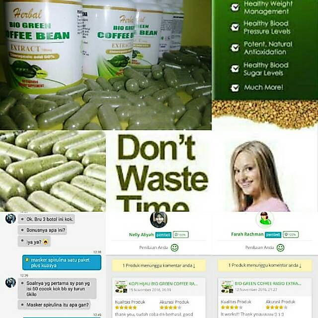 BIO GREEN COFFEE FERMENTASI PROBIOTIK ENZIM PELANGSING