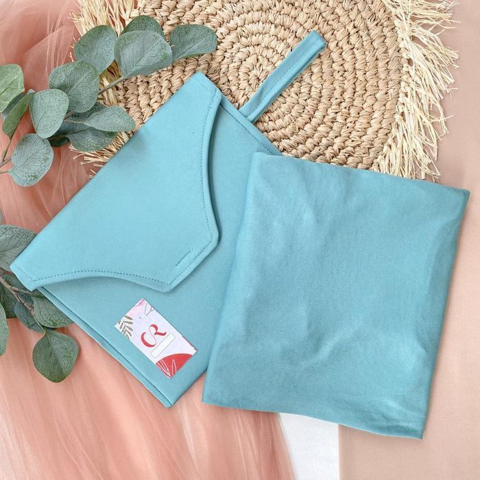 mukena polos amplop/mukena traveling/mukena plain - wardah