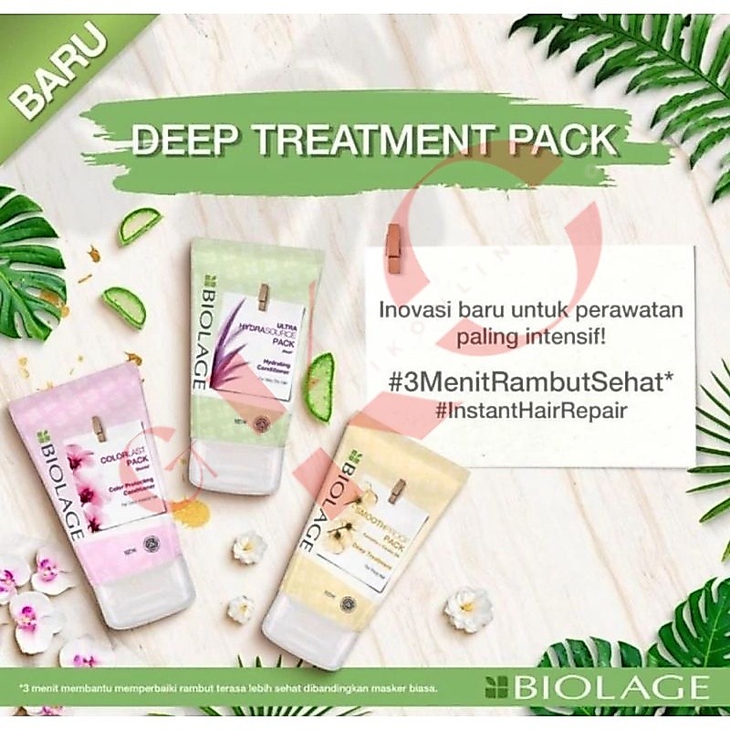 matrix biolage deep treatment pack 100ml