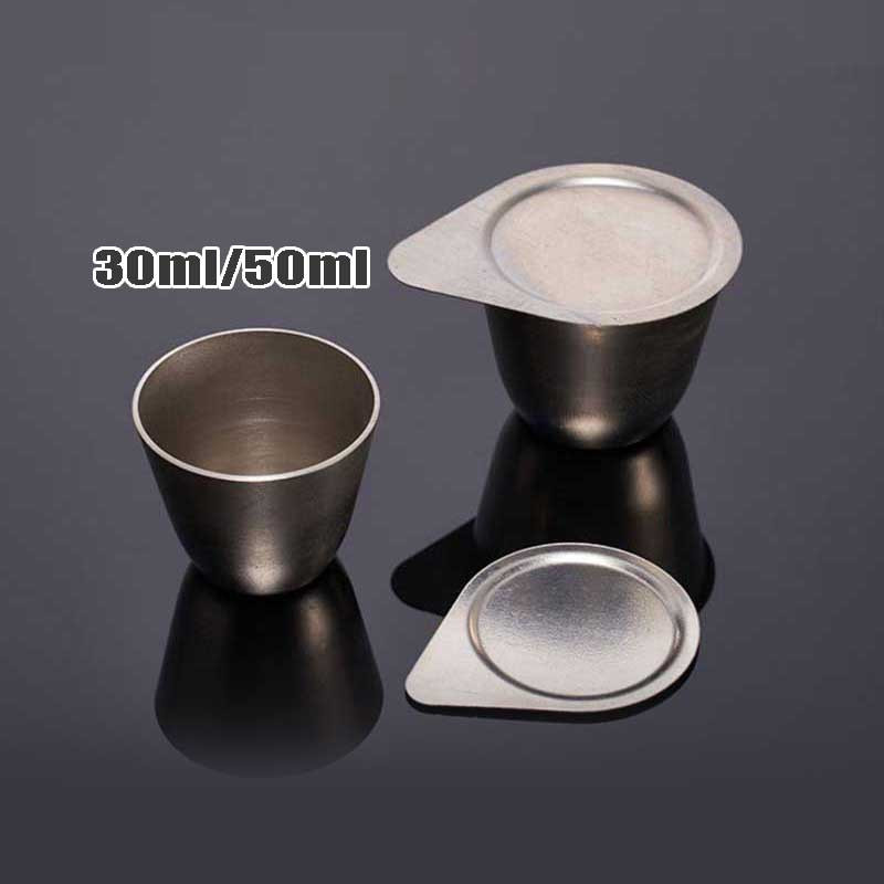 50ml 30ml Nickel Crucible Crucible With Cover Laboratory Equipment     Berkualitas