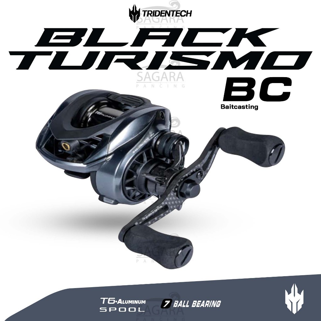 Reel Tridentech Black Turismo BFS | Reel BC Tridentech Black Turismo | Reel Bait Casting
