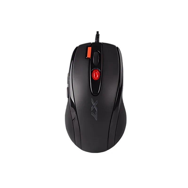 A4TECH X7 X710BK Oscar Gaming Mouse,2000DPI,1000HZ,4D Wheel,160K Onboard Memory,Oscar Mouse Etor,Dri