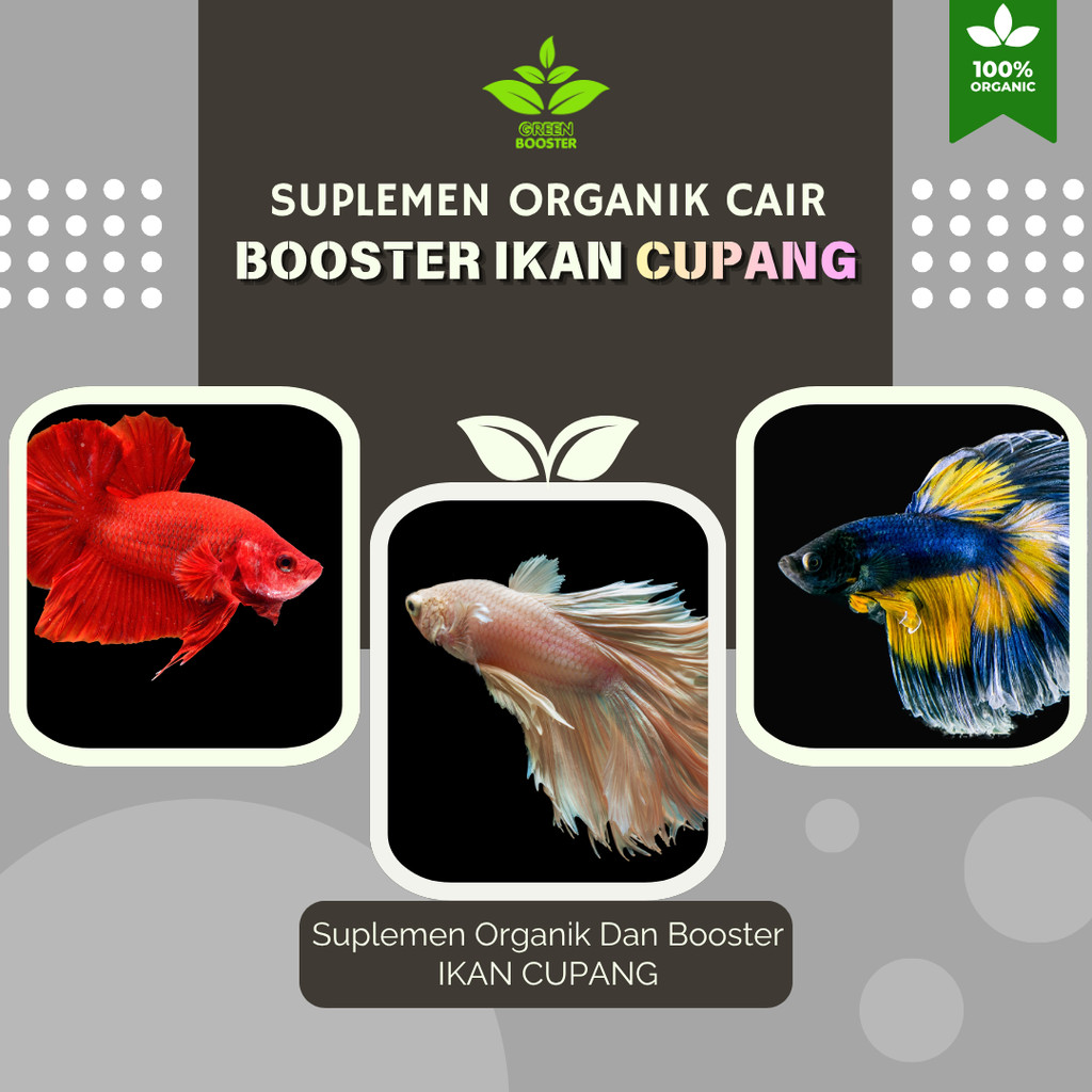 Vitamin Booster organik cair 500ml |  Probiotik Ikan Cupang Guppy Gupy Avatar Blue Rim Giant Koi Hal