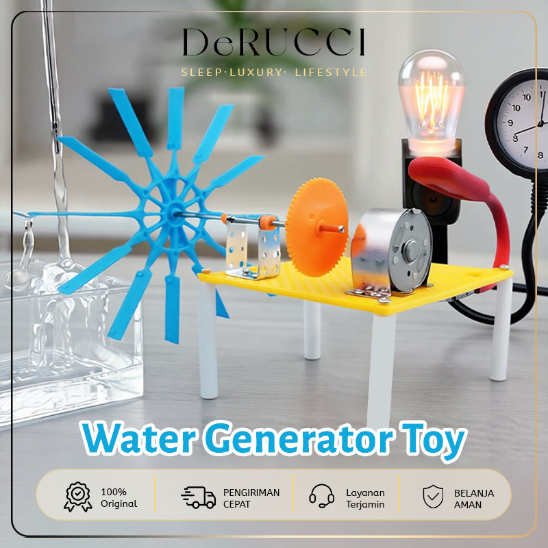 Diy Kit Water Turbin Pembangkit Listrik Tenaga Air / Kincir Air Turbine Turbin Water Water Turbine G