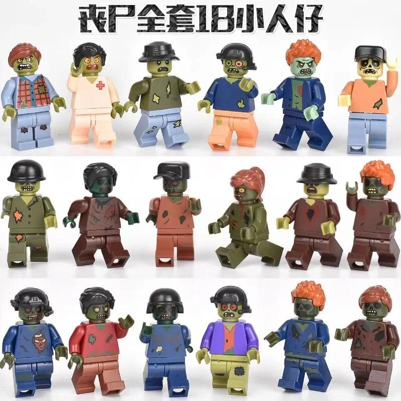 Zombie mutant zombie halloween horror monster compatible lego building block figurine kids toy