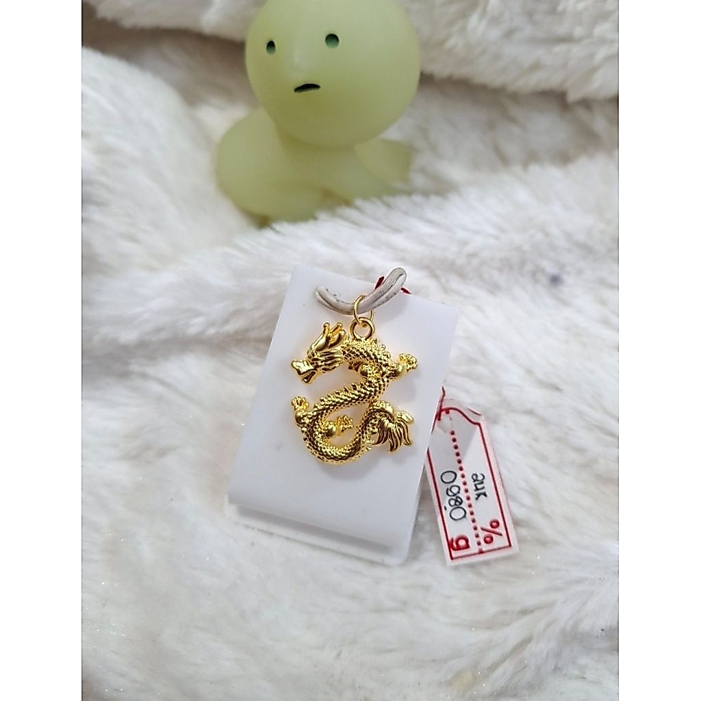 Liontin emas 24k naga pixiu mini