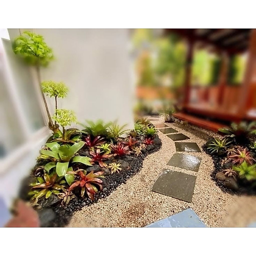 Taman kering Gazebo ala Bali modern