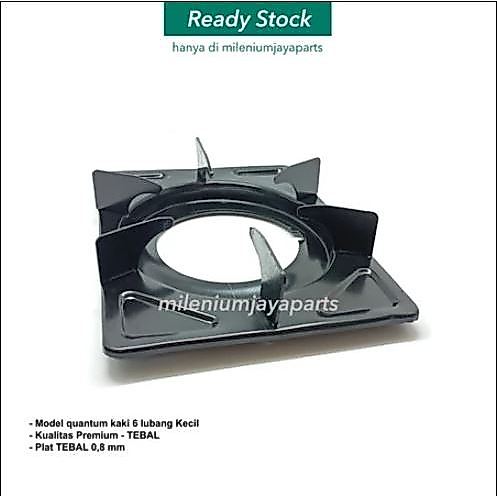 Tatakan Kompor Gas Quantum 3 Tungku / Dudukan Tungku Kompor Kotak Kaki 6 Quantum QGC