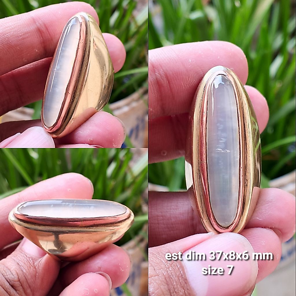 cincin batu pandan biduri sutra