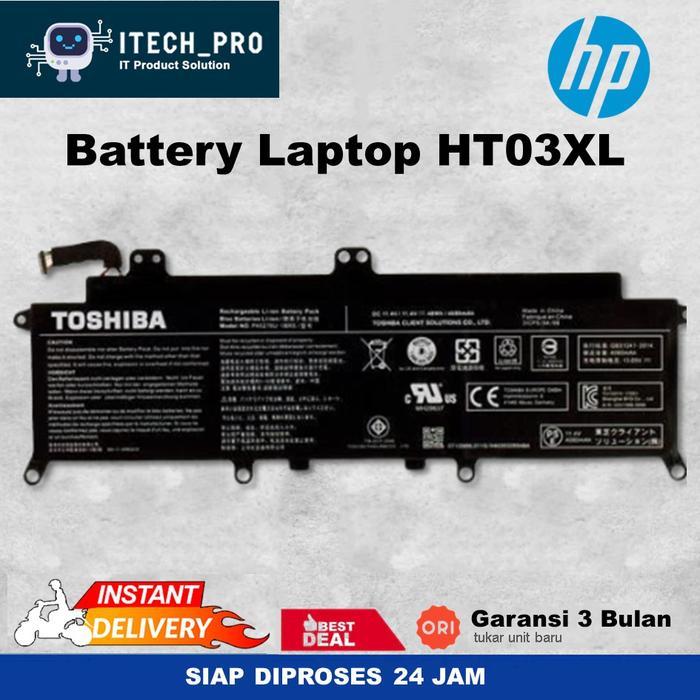 JT ORI Baterai Toshiba Portege X30-D X30-E X40-E X40-D PA5278U 1Brs X30-D-13Z