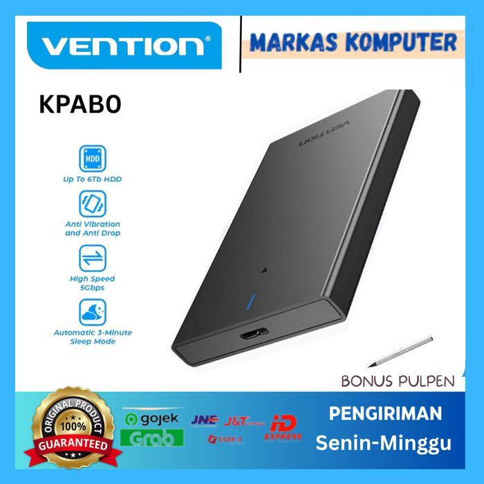 VENTION KPAB0 Enclosure SATA Hard Drive Enclosure Black