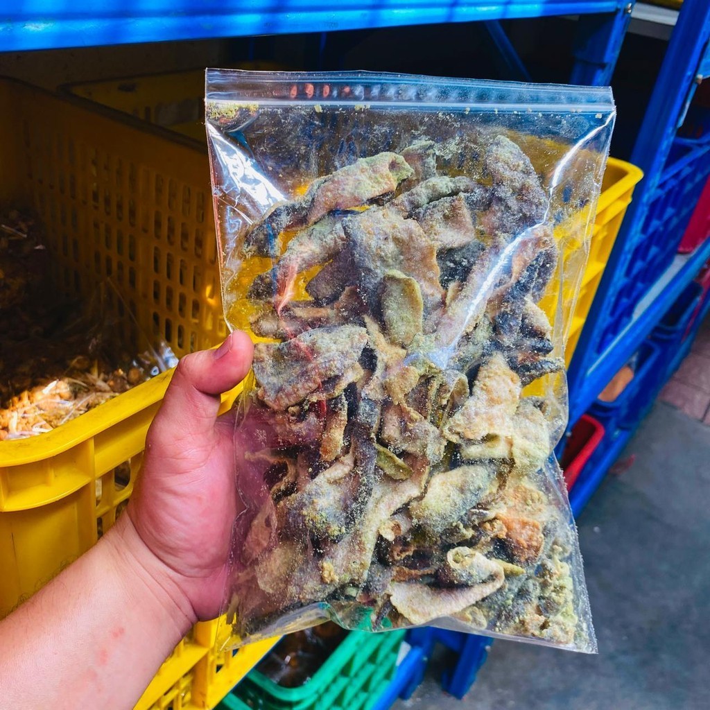 

400 Gr Kerupuk Kulit Ikan Patin Khas Bandung Rasa Original / Keripik Patin Matang Kriukk Crispy