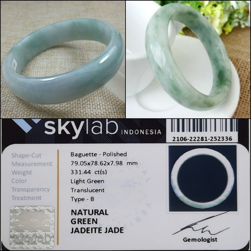 Gelang Kesehatan Batu Giok Burma Fei Cui