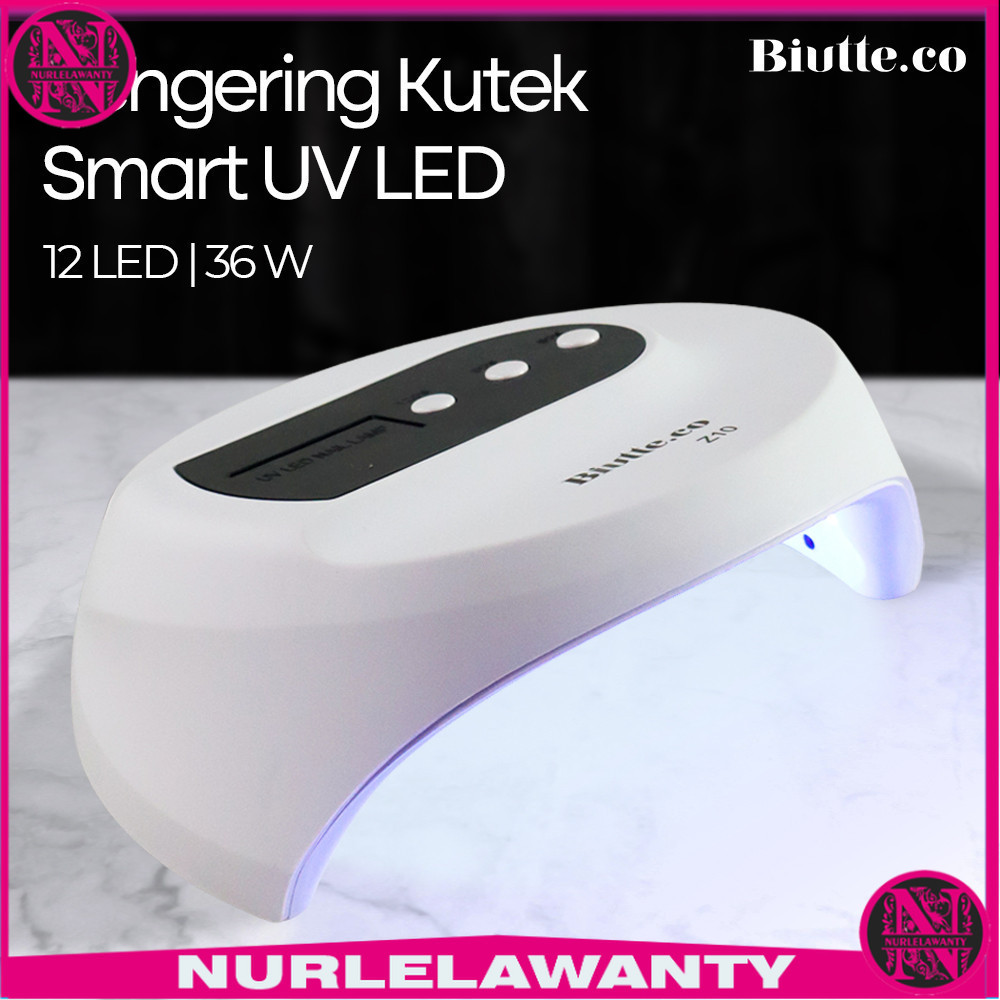 

- Biutte.co Pengering Kutek Kuku Smart UV LED Nail Dryer 36W - Z10 -
