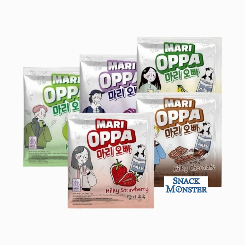 

Mari Oppa Minuman Serbuk Renceng - Netto 12 sch x 20 gr