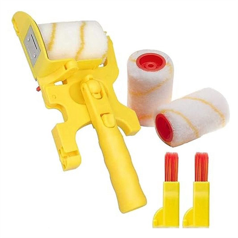

Paint Edge Roller Brush With Roller Brush Extension Pole For Home Room Wall Ceilingwindow Painting Cleaning Paint Roller Durable